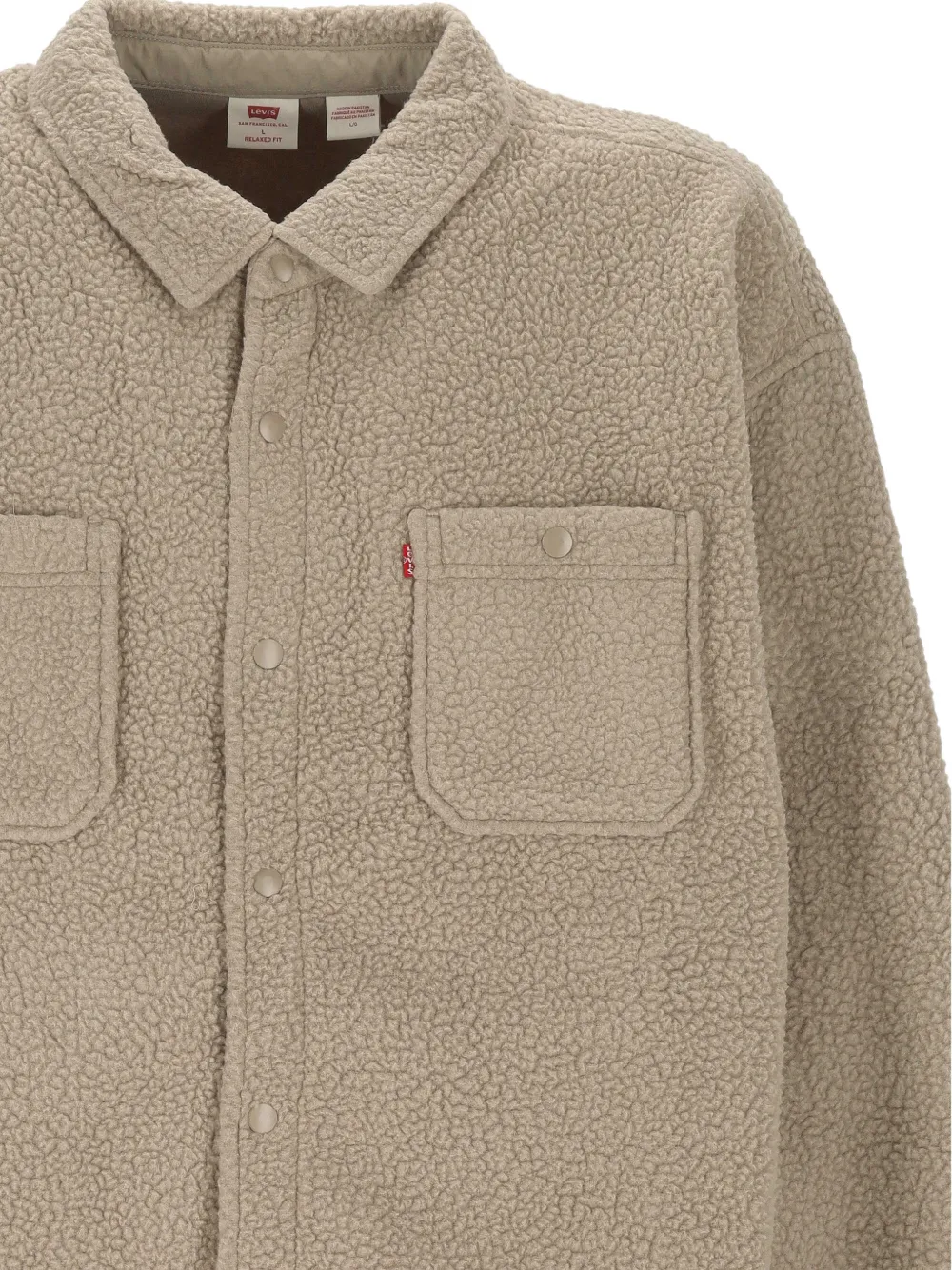 Levi's Sherpa fleece shirtjack Beige