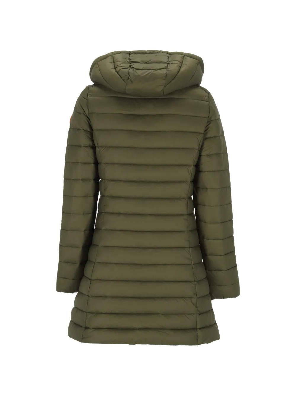 Save The Duck quilted hooded coat Groen