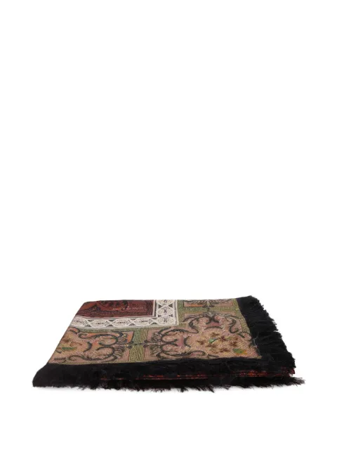 Pierre-Louis Mascia Aloeuw jacquard-woven fringed scarf
