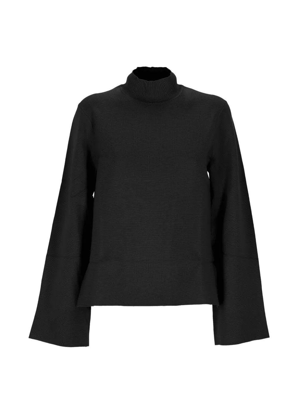 Filippa K Milano High-neck Flared-sleeve Sweater In Black