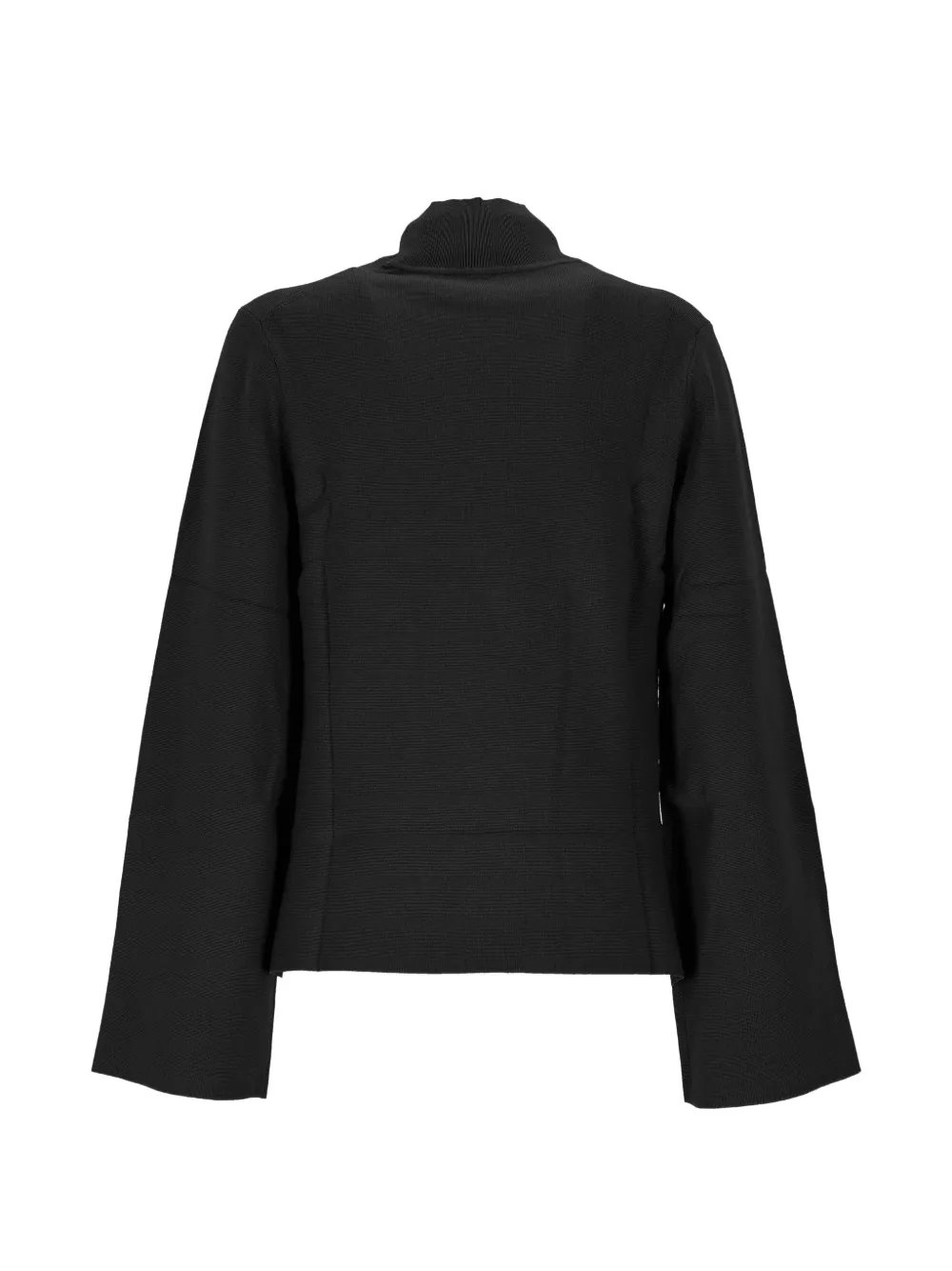 Filippa K Milano high-neck flared-sleeve sweater Zwart