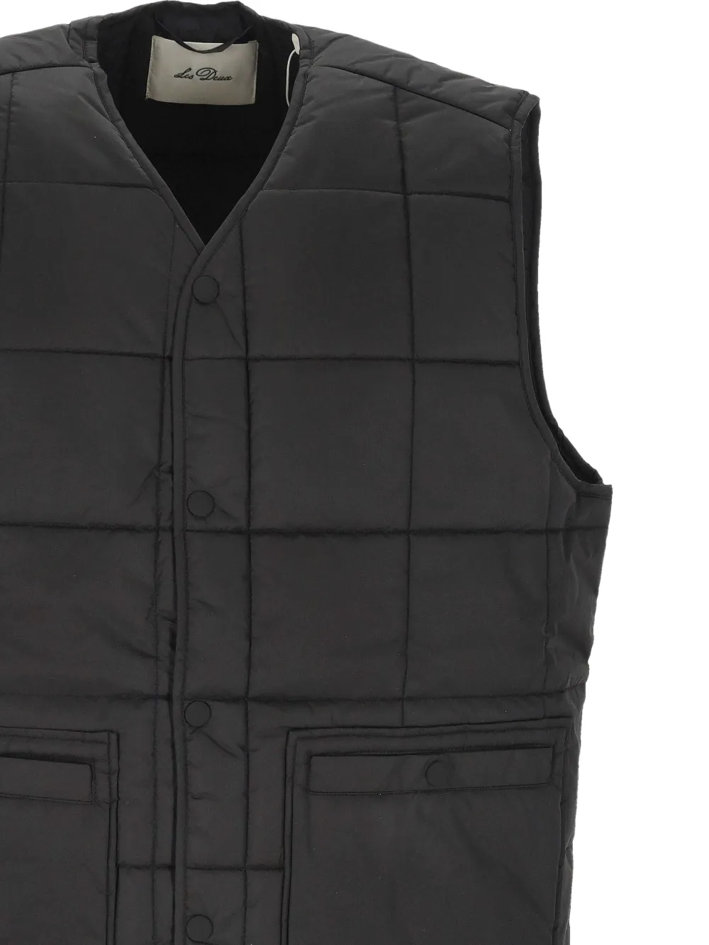 Les Deux Gewatteerde bodywarmer Zwart