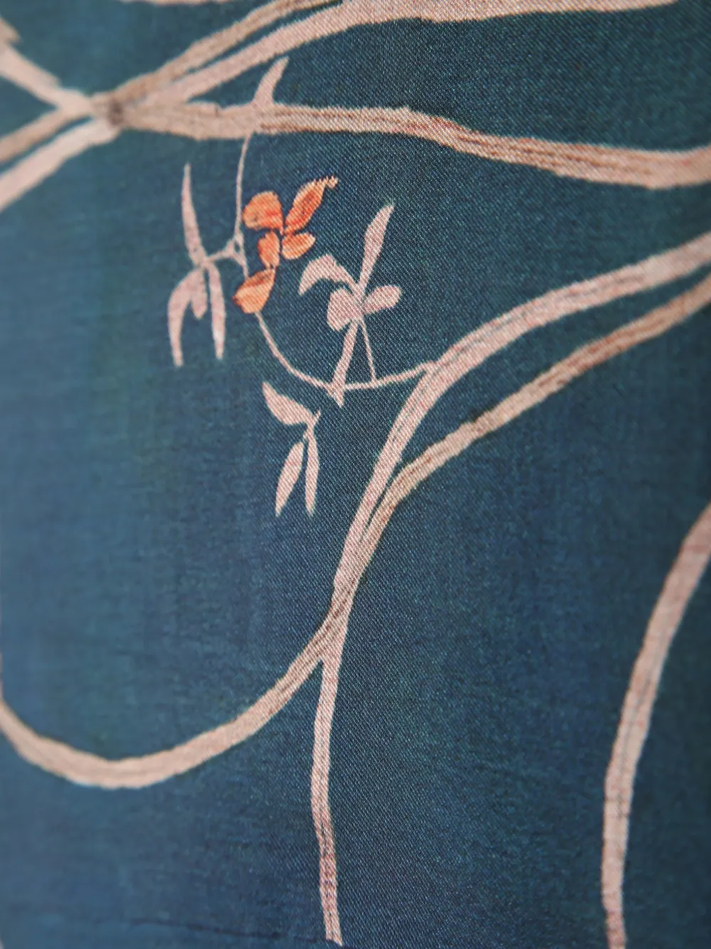 Pierre-Louis Mascia Aloewon sjaal met bloemen-print Blauw