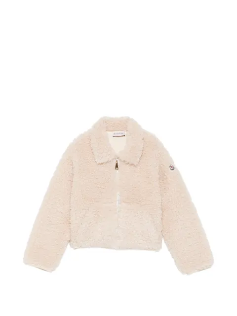 Moncler Enfant Jacke aus Faux Shearling