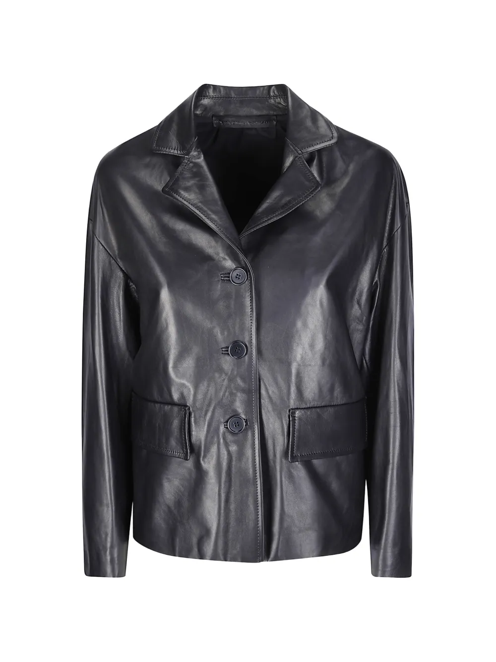 Salvatore Santoro button-up leather jacket