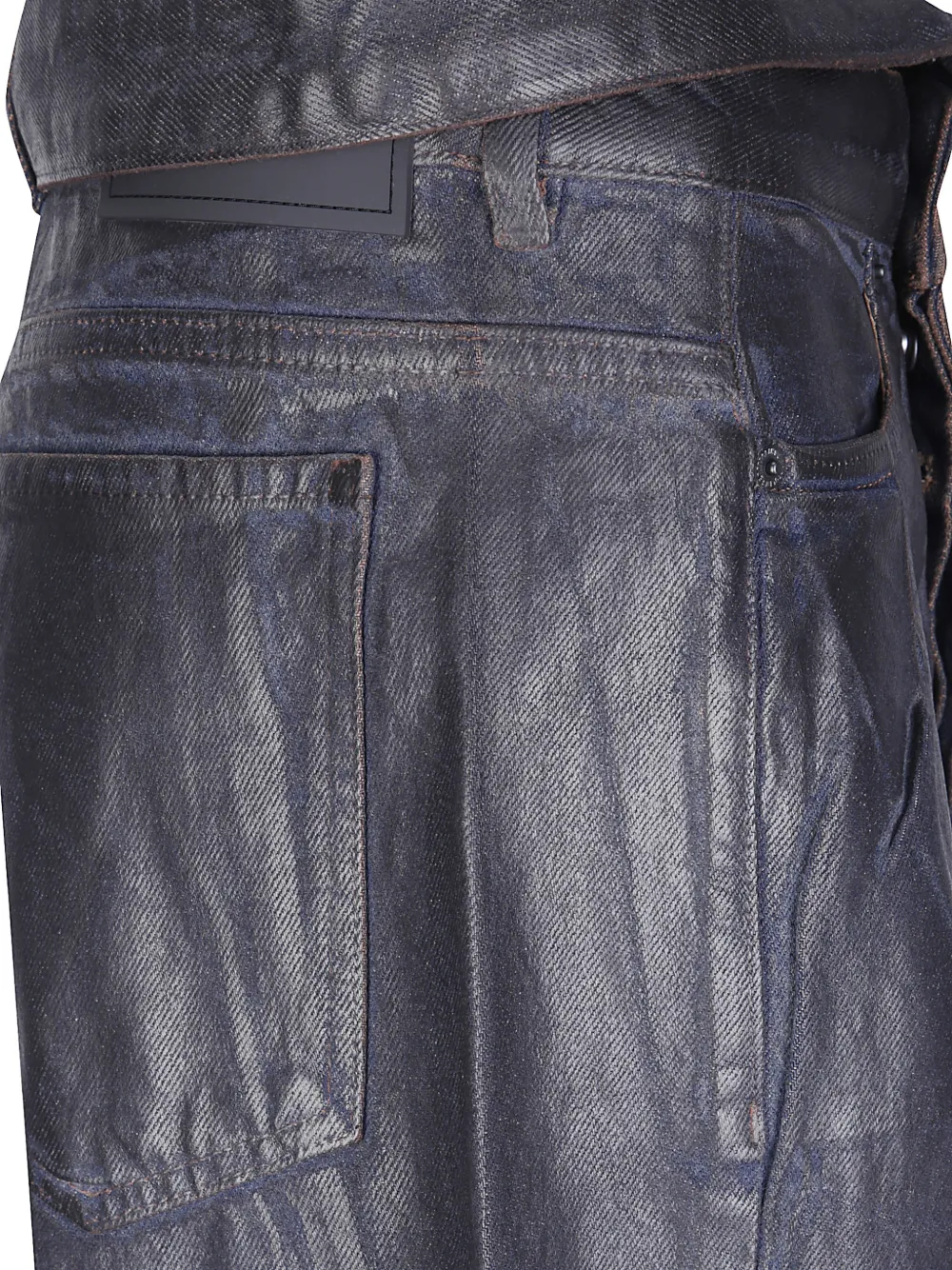 Ottolinger glazed deconstructed jeans Blauw