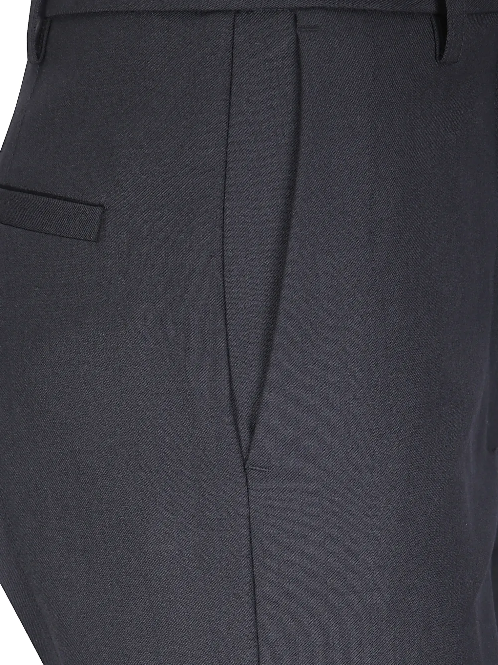 THELATEST Pantalon met split Zwart