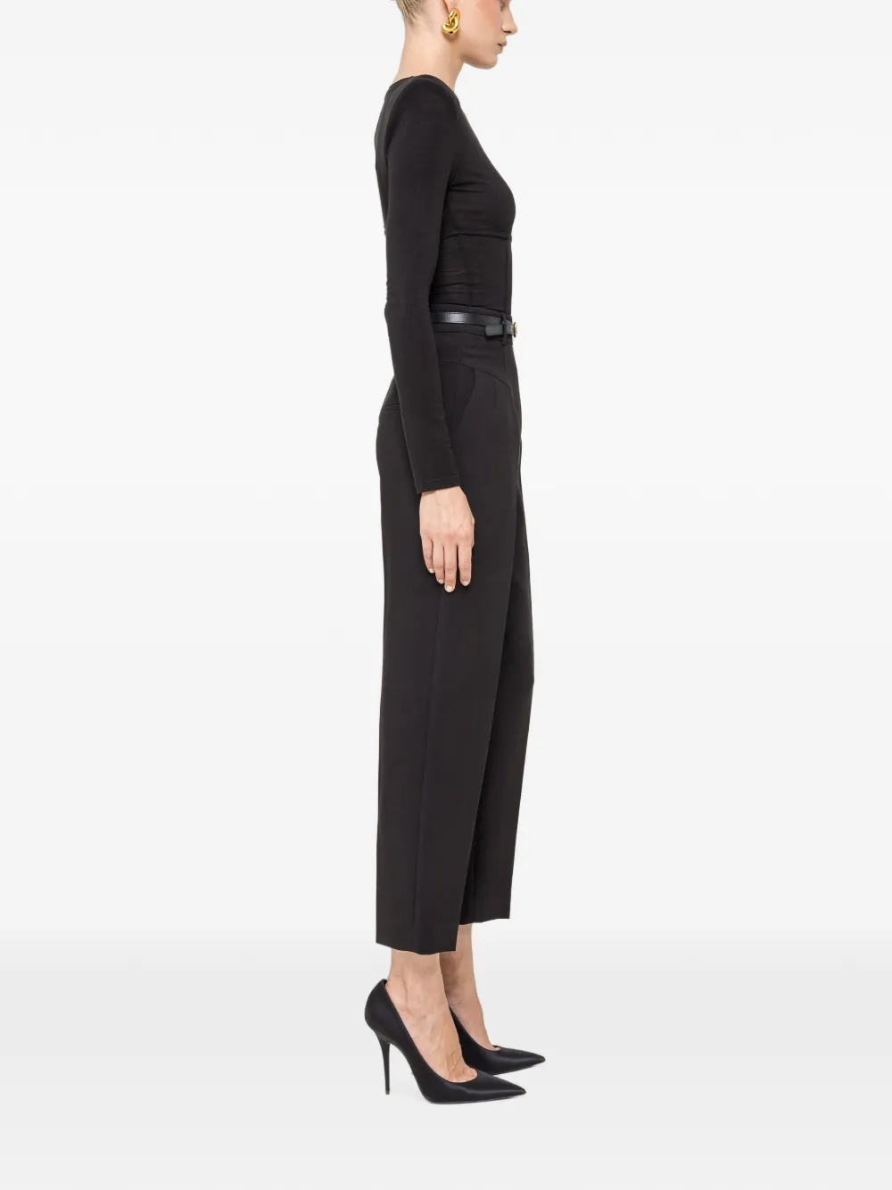 NISSA High waist broek Zwart