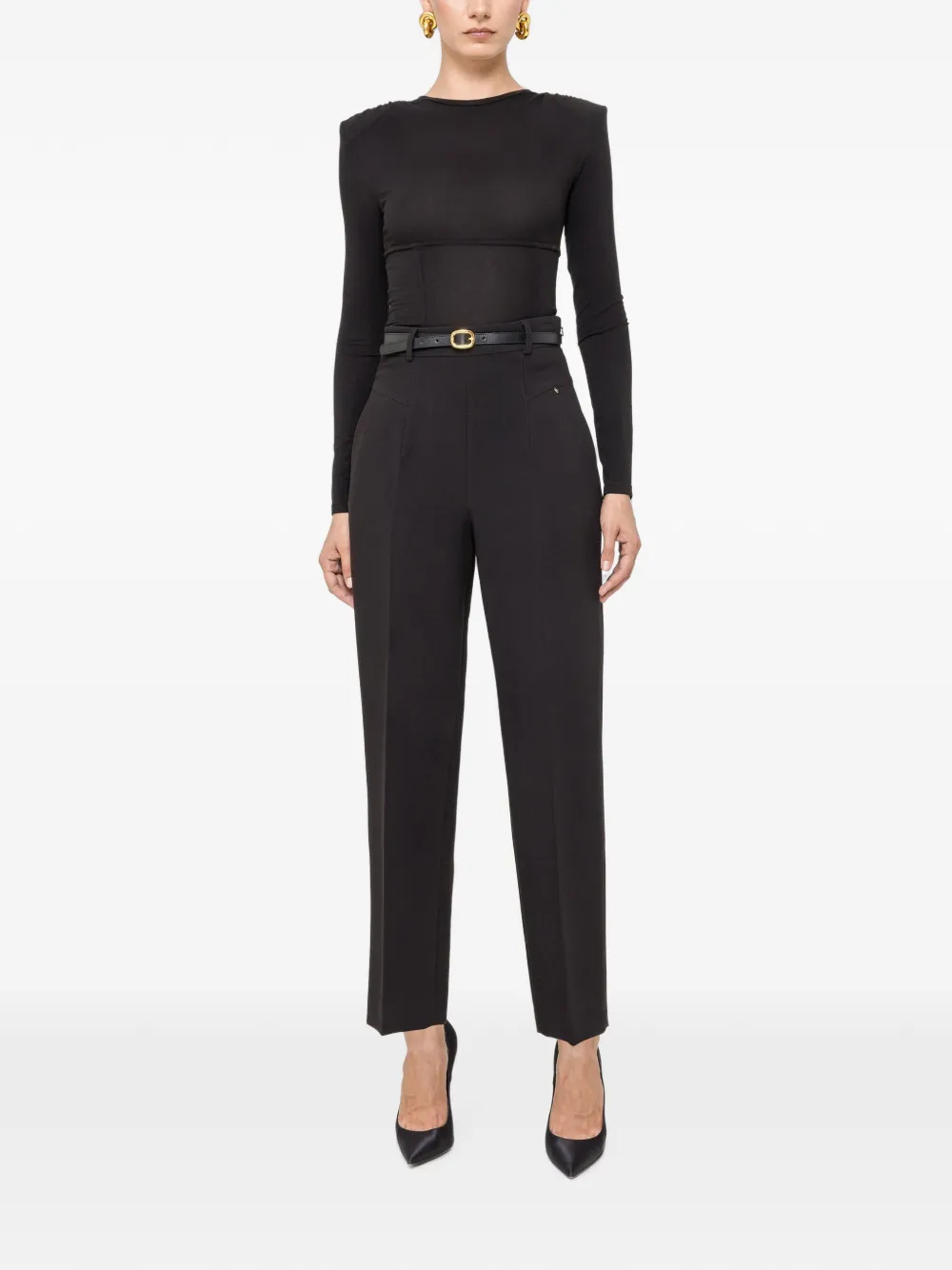 NISSA High waist broek Zwart