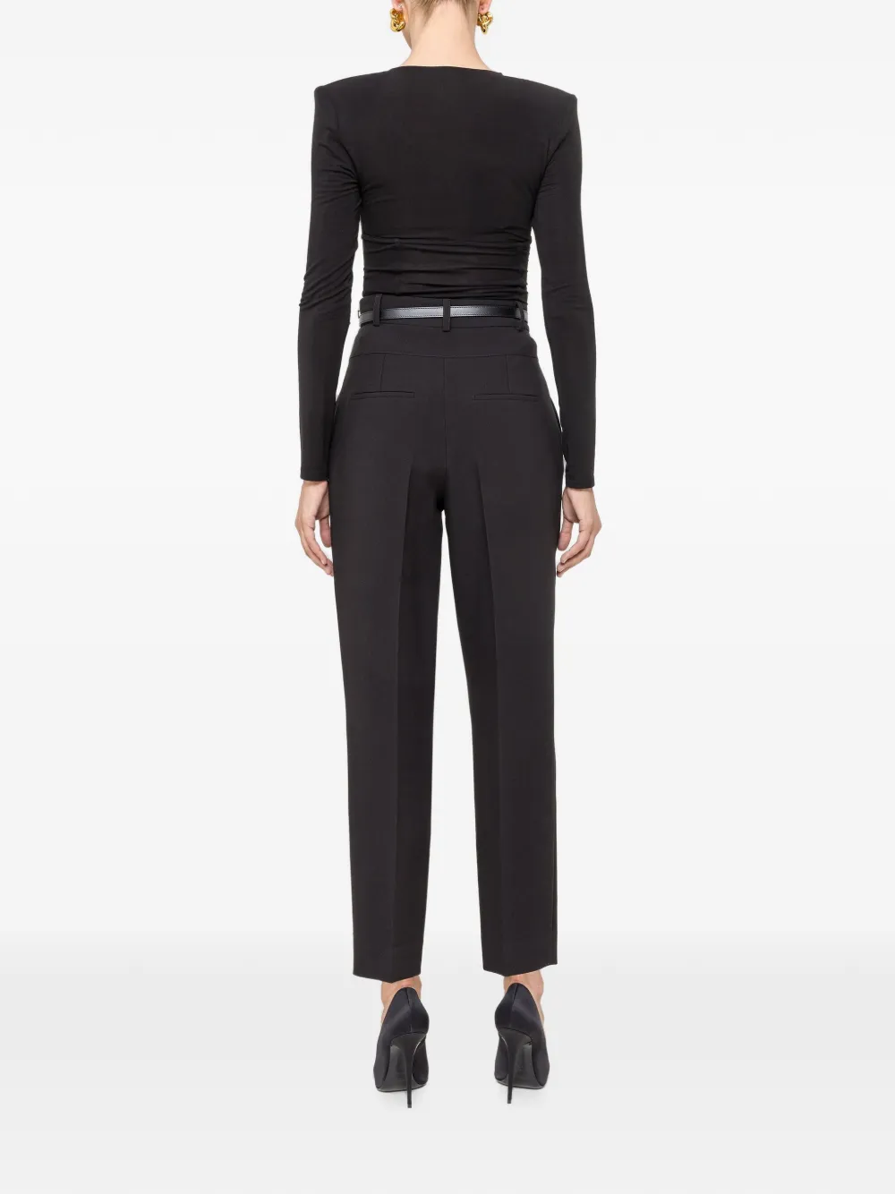 NISSA High waist broek Zwart