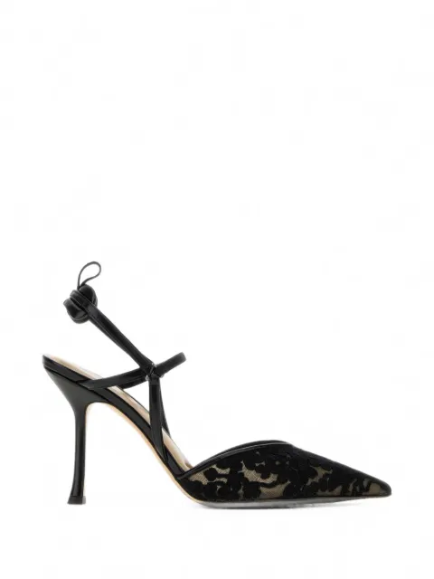 FENDI Very Colibrì floral-lace pumps