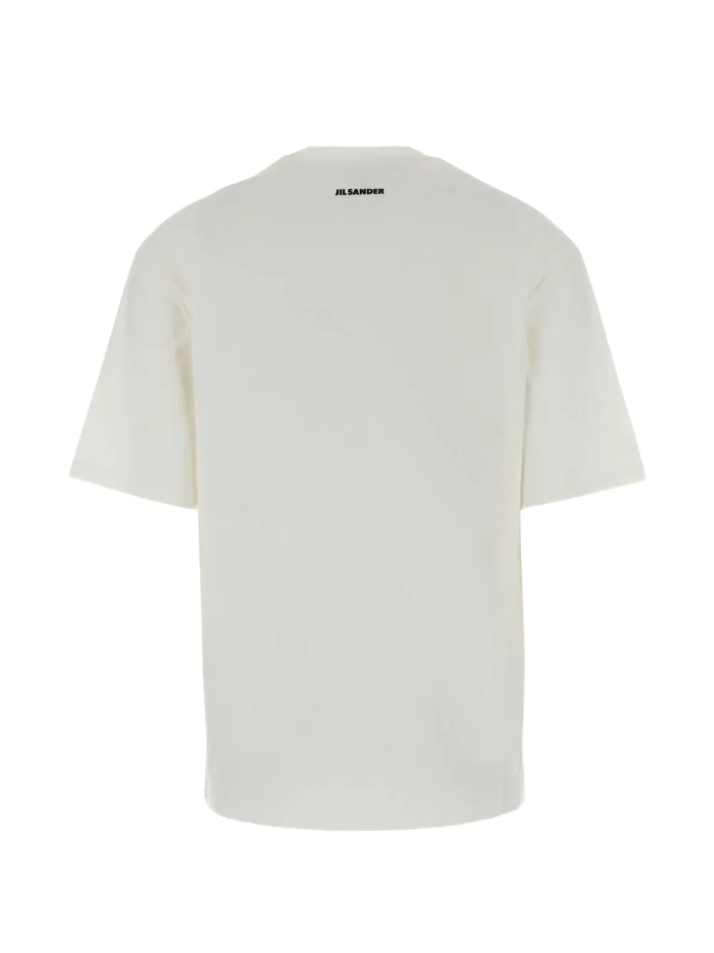 Jil Sander Katoenen T-shirt met ronde hals Beige