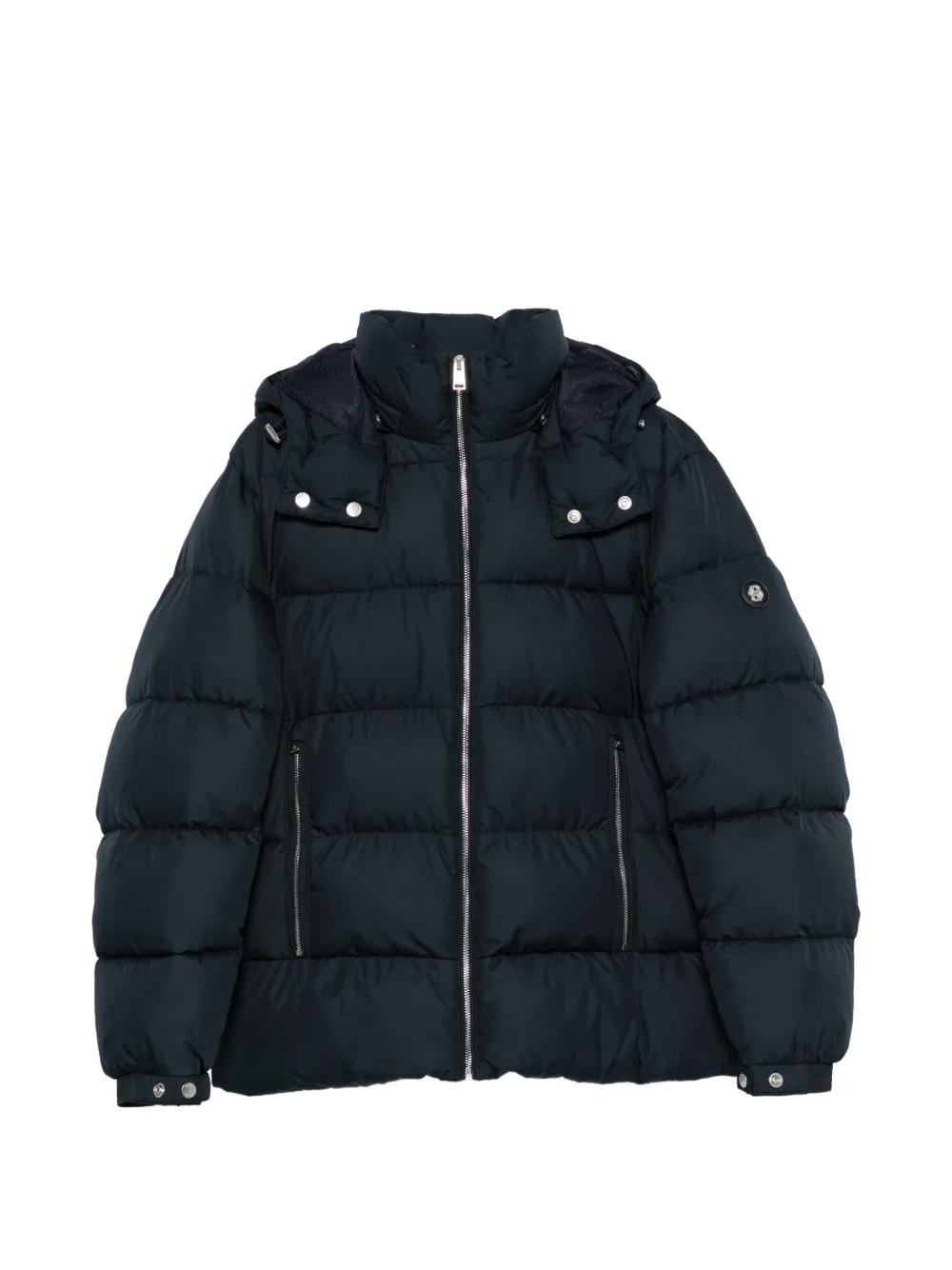 BOSS H-Colter hooded quilted jacket - Blau