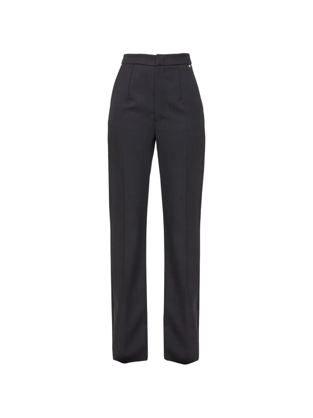 NISSA striped straight-leg trousers