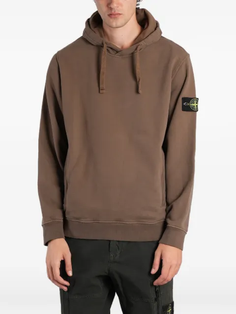 Stone Island 6100048 brushed organic cotton fleece sweatshirt