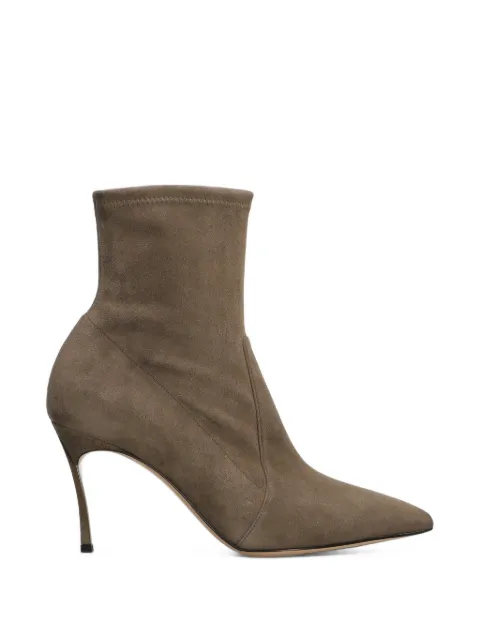 Casadei pointed-toe ankle boots