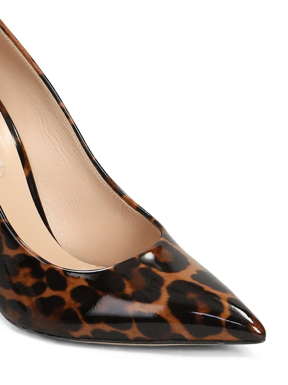 CASADEI 애니멀 프린트 페이턴트 펌프스