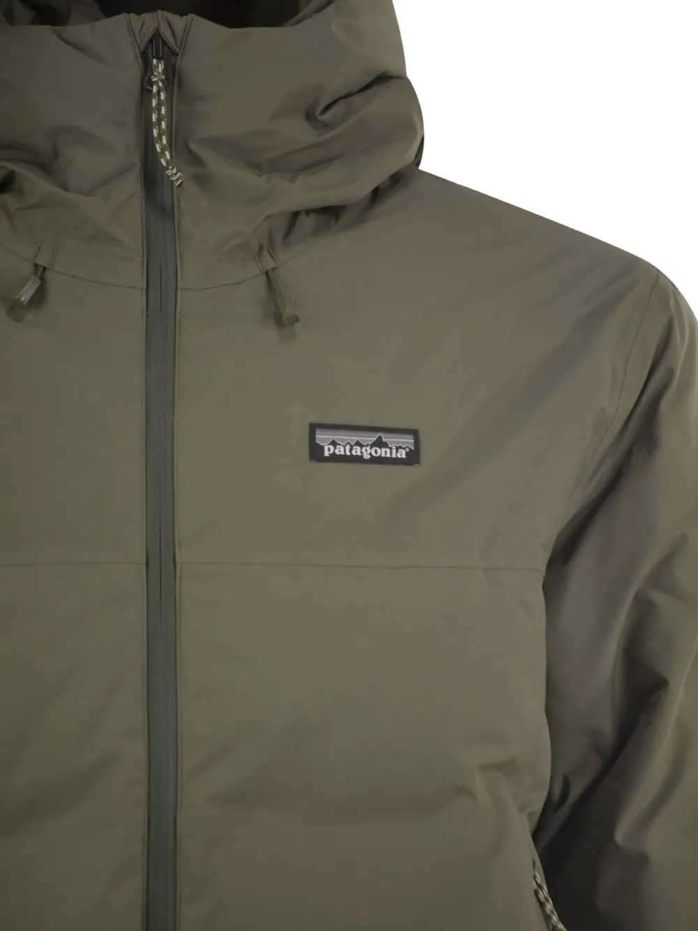 Patagonia Jackson Glacier gewatteerd jack met logo-patch Groen