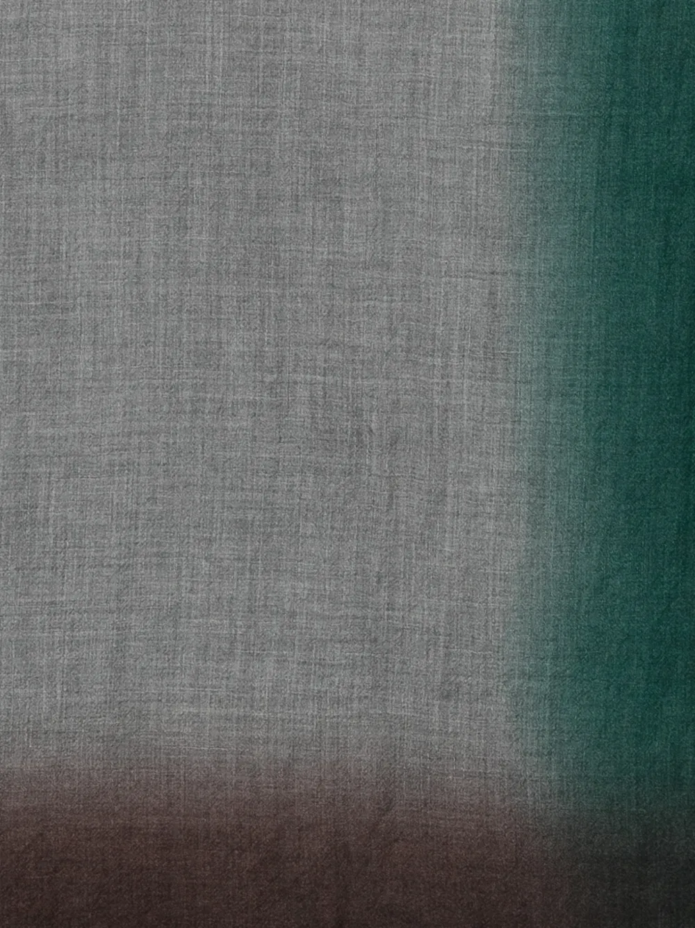 Faliero Sarti gradient-effect frayed scarf Groen