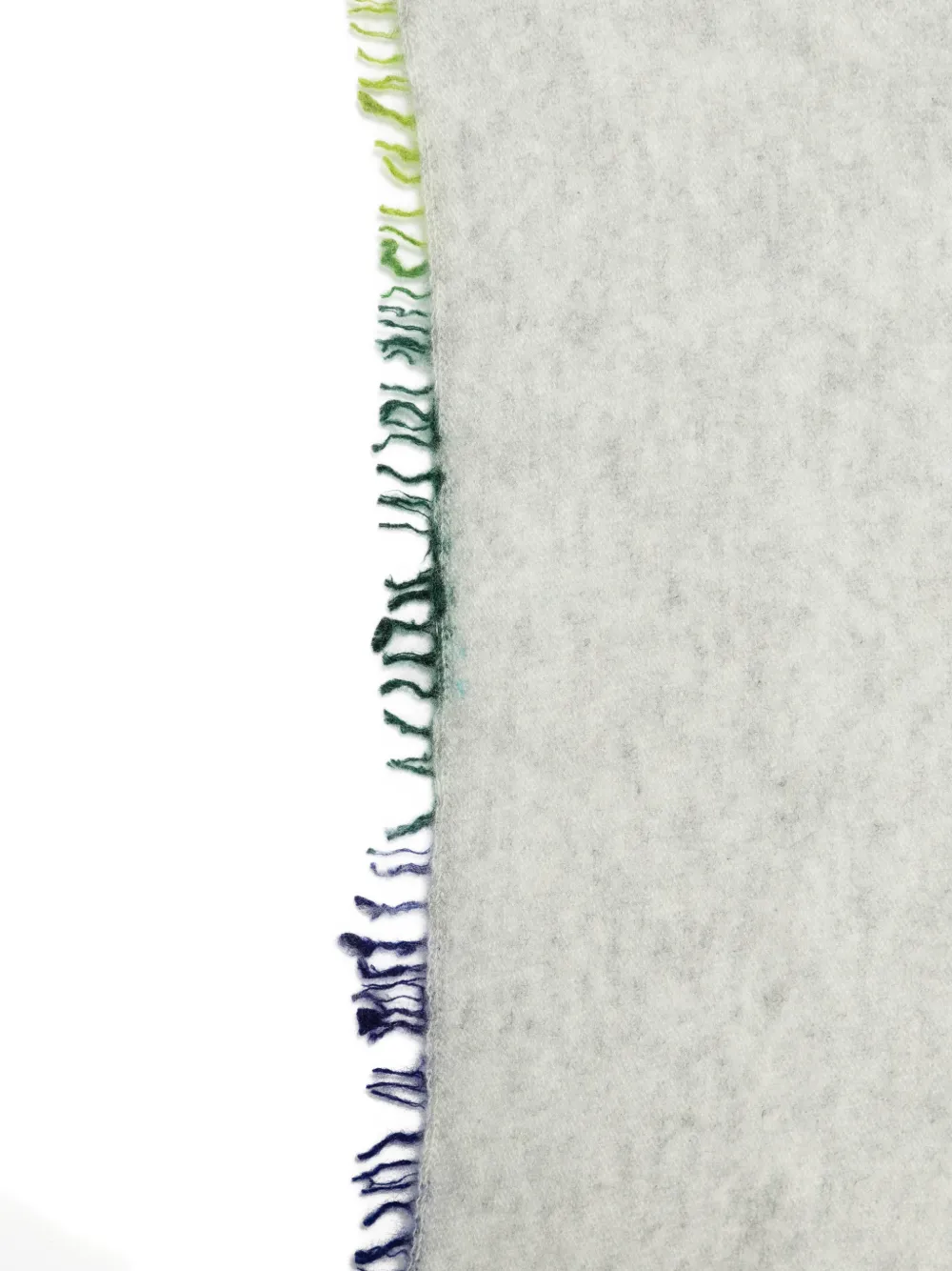 Faliero Sarti frayed-hem scarf Grijs