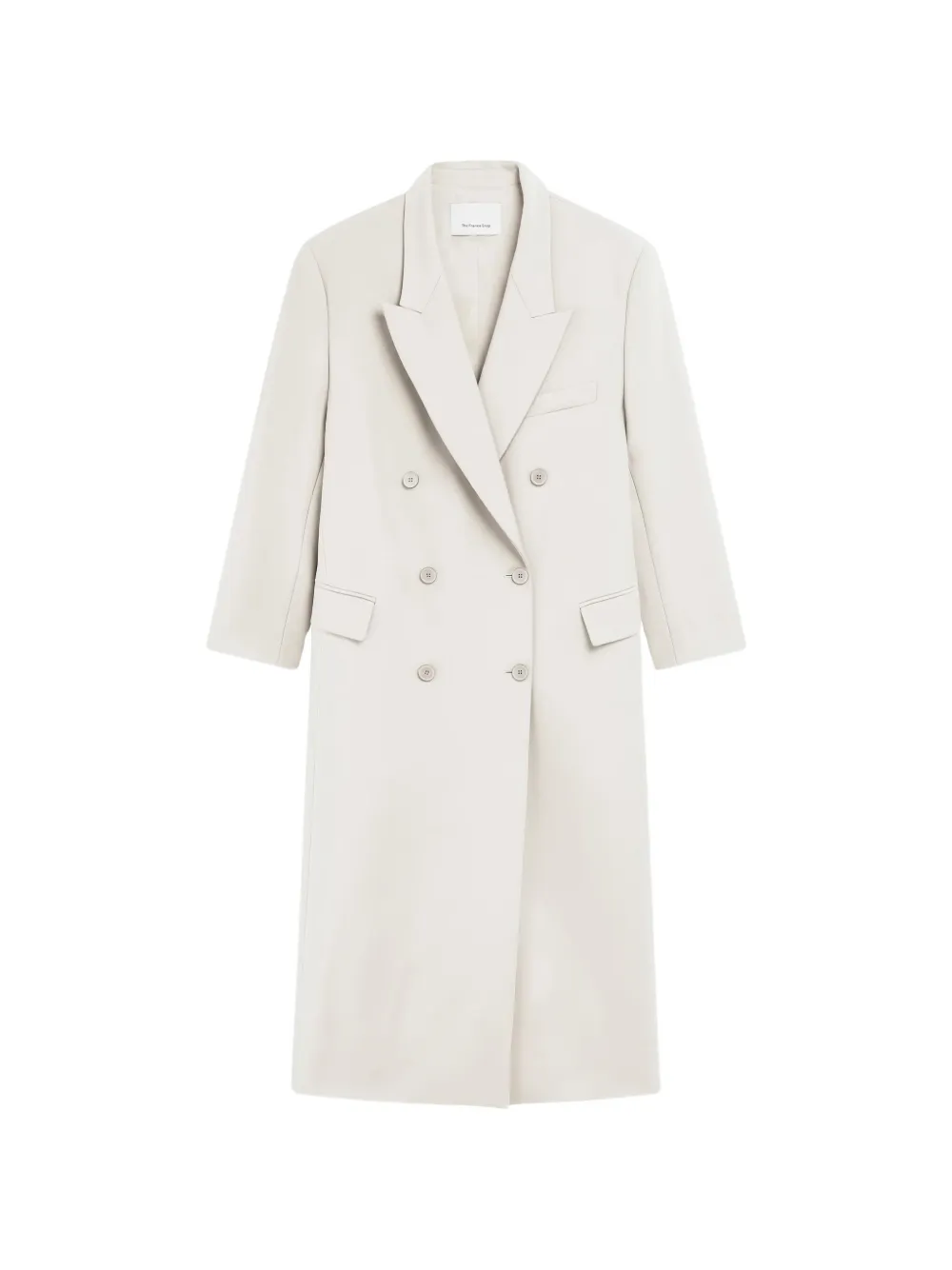 The Frankie Shop Jane double-breasted coat - White
