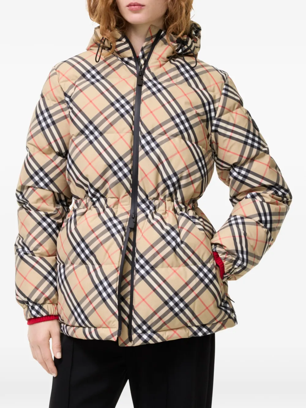 Burberry Check zip jacket Beige