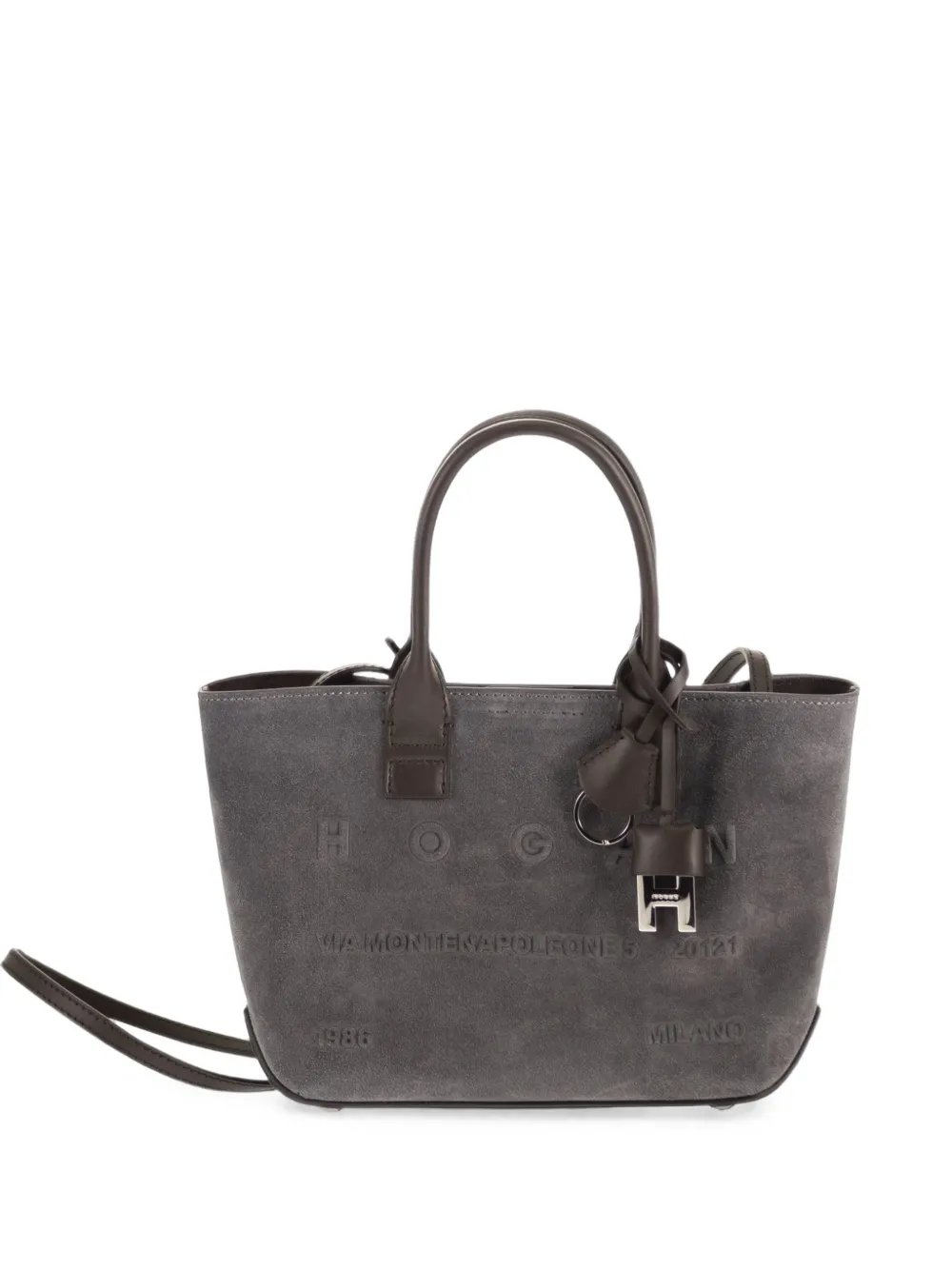 Hogan Address shopping bag mini - Grigio