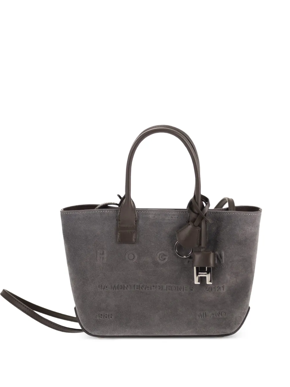 Hogan Address shopping bag mini - Grigio