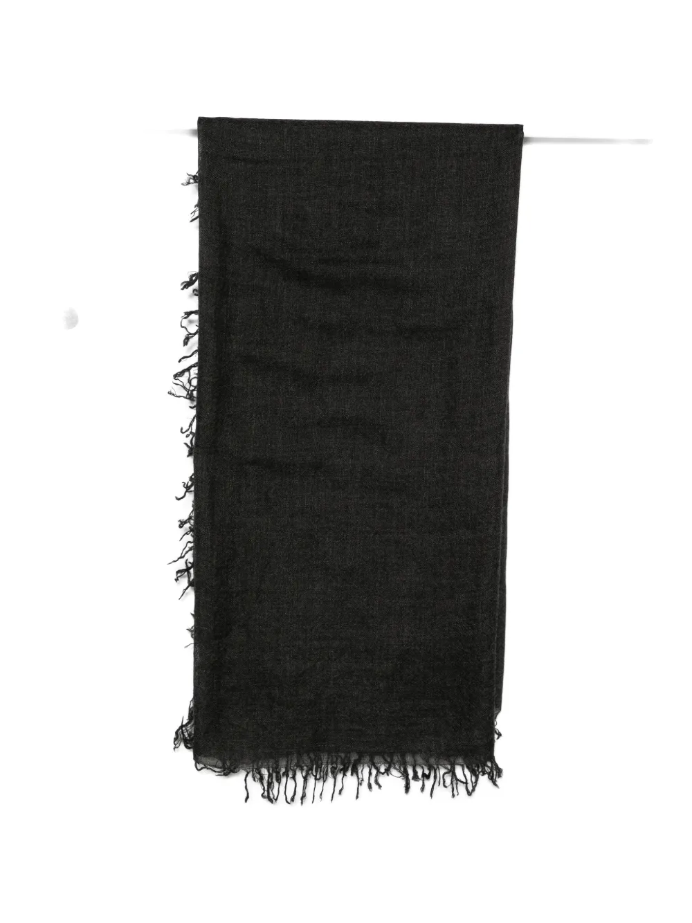 Faliero Sarti frangine frayed scarf Grijs