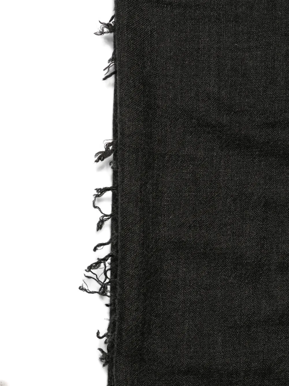 Faliero Sarti frangine frayed scarf Grijs