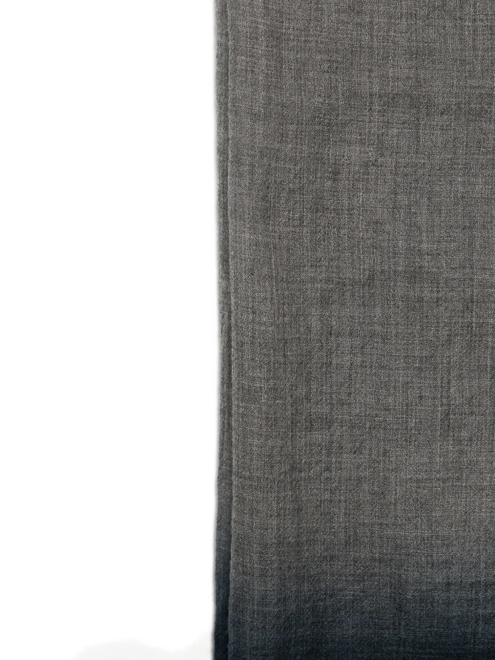 Faliero Sarti ombré-effect frayed-hem scarf Grijs