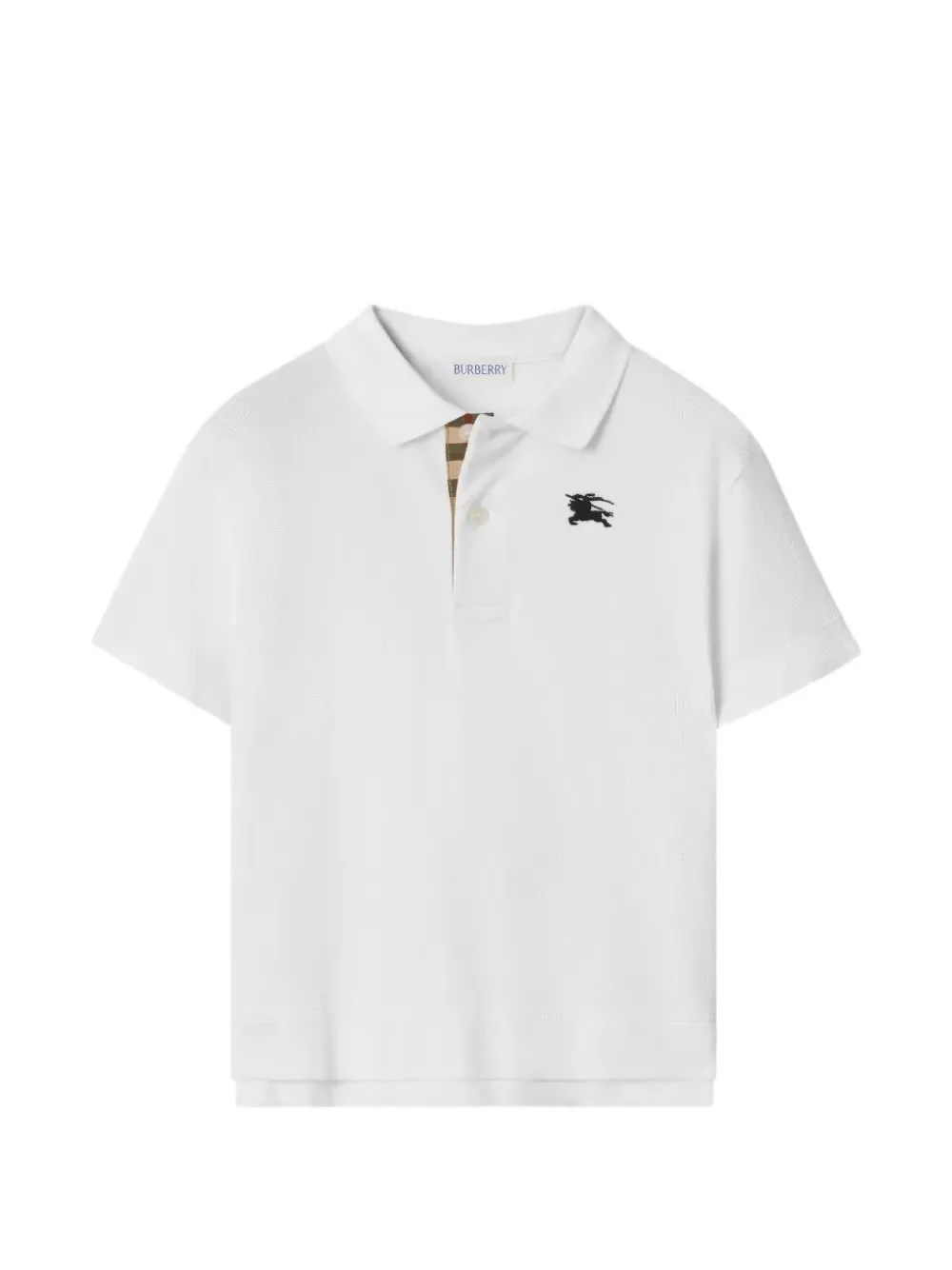 Burberry Kids cotton polo shirt - Bianco