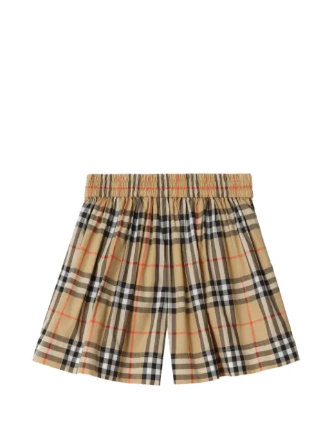Burberry Kids Check-printed shorts