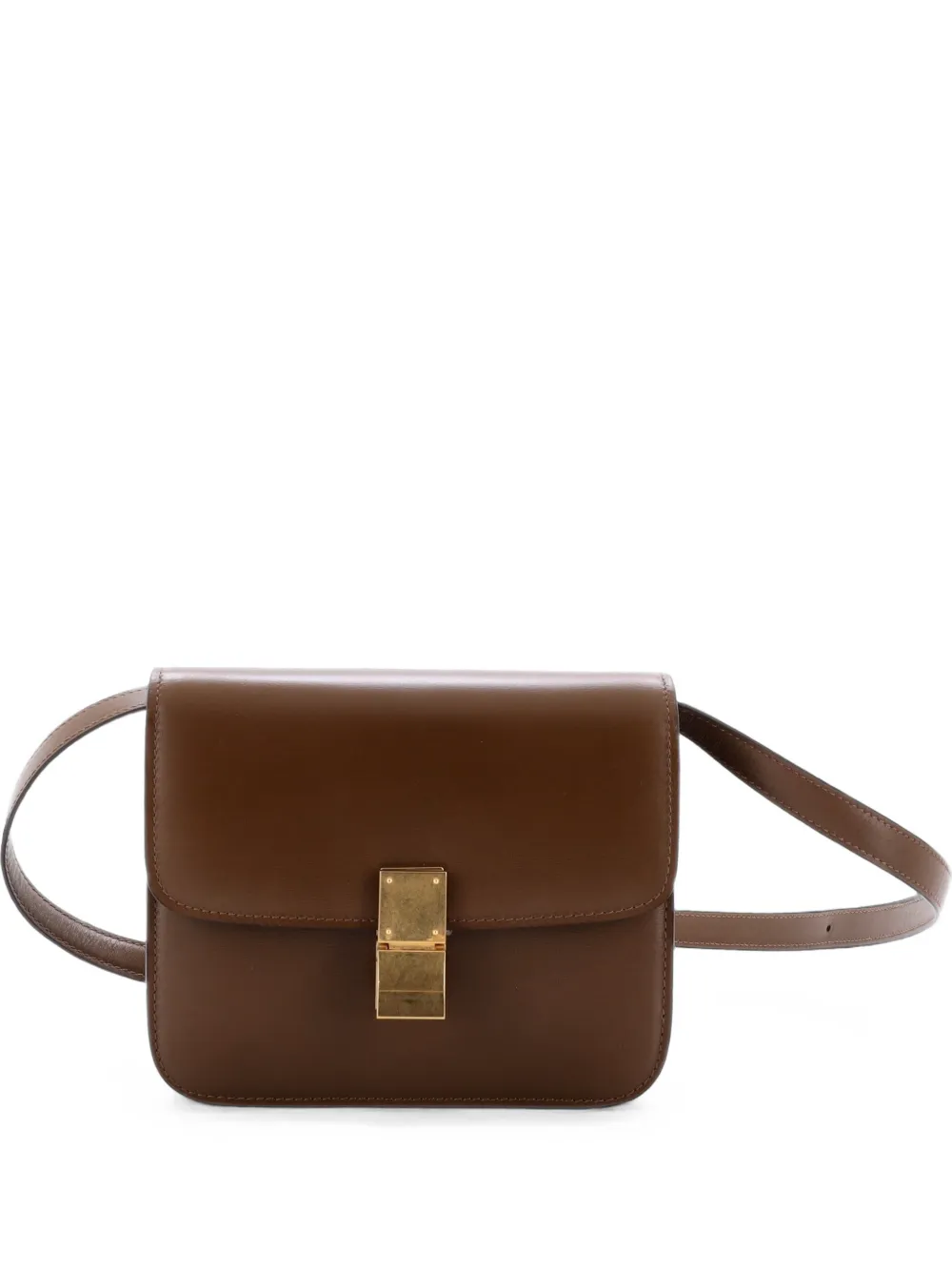 Celine Pre-Owned Classic Box Bag Smooth Leather Teen shoulder bag - Brown
