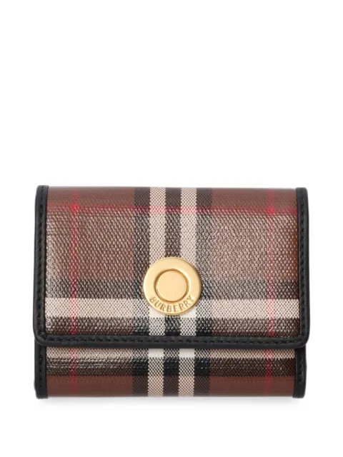 Burberry Small Check folding wallet