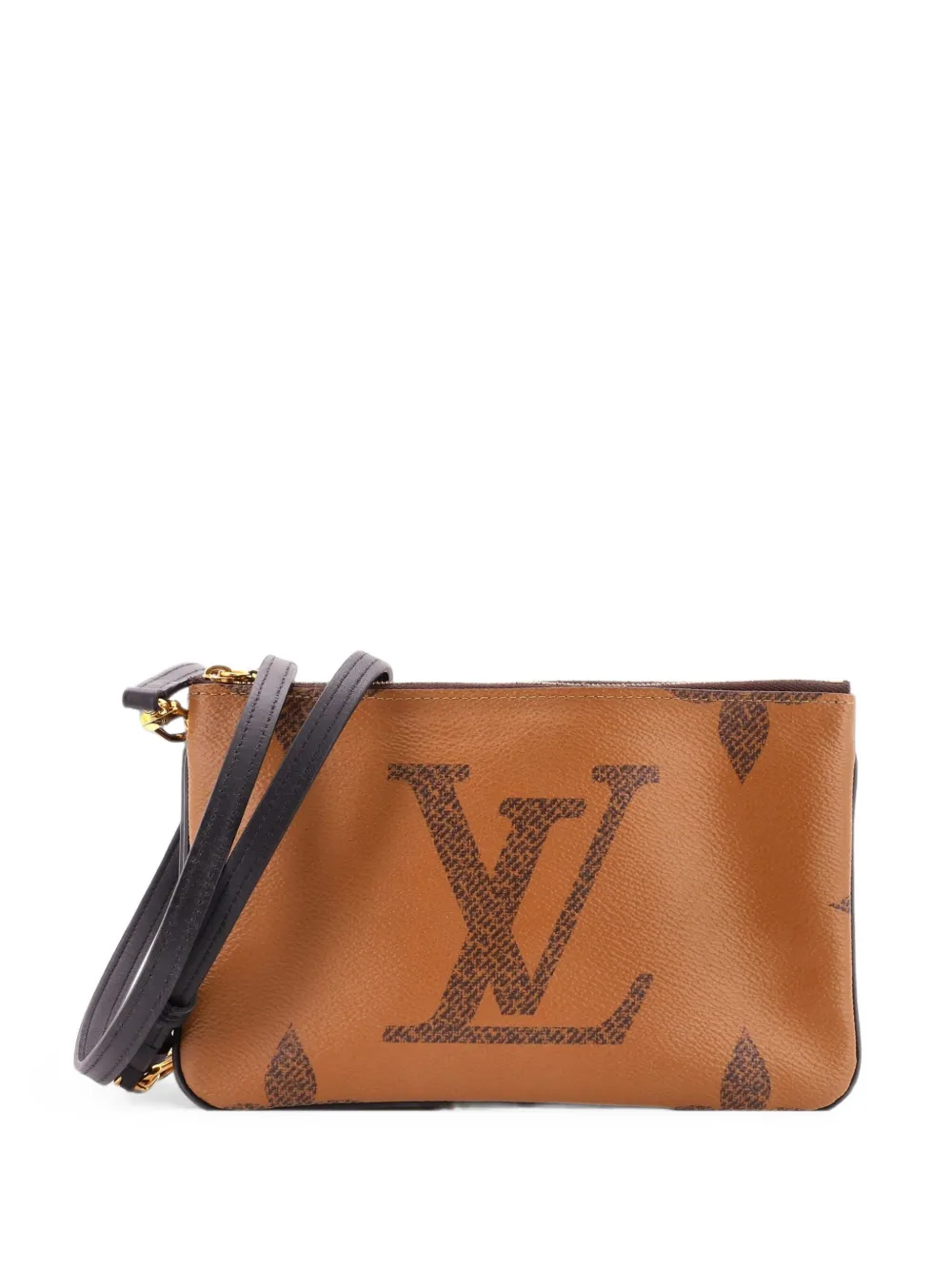 Louis Vuitton Pre-Owned Pochette Reverse Monogram Giant Clutch - Braun