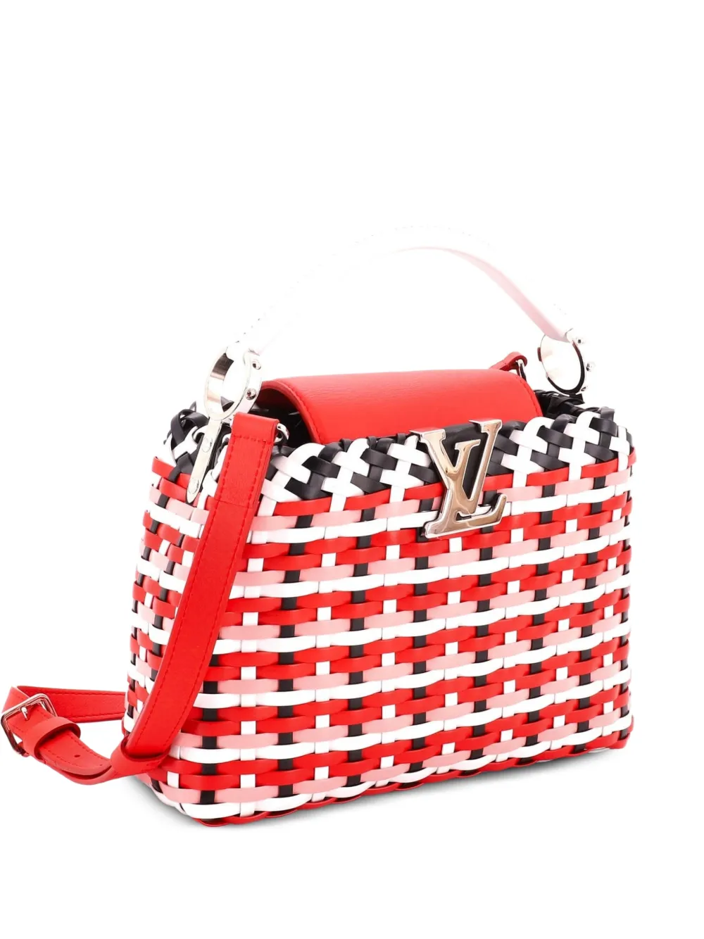 Louis Vuitton Pre-Owned Capucines Guinguette Bag Braided Leather BB shoulder bag - Multicolore