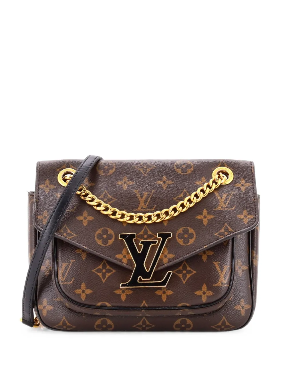 Louis Vuitton Pre-Owned Passy Handbag Monogram Canvas crossbody bag - Marrone