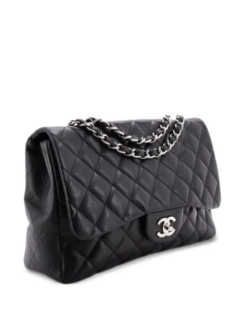 CHANEL Pre-Owned Classic Single Flap Bag Quilted Lambskin Jumbo shoulder bag