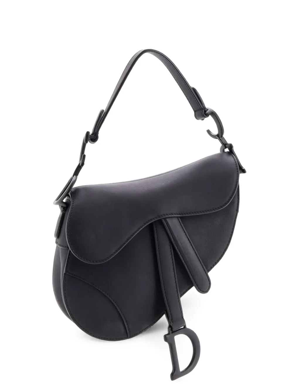 Christian Dior Pre-Owned Mini Ultra Matte Saddle Schultertasche - Schwarz