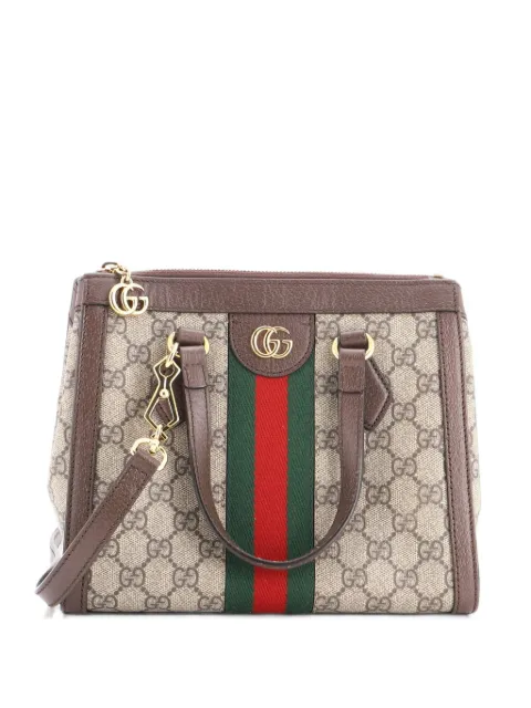 Gucci Pre-Owned Ophidia Top Handle GG Coated Canvas Small tote bag