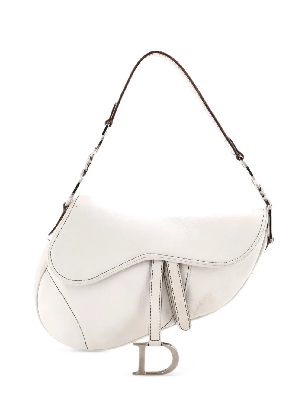 Christian Dior Pre-Owned Mittelgroße Vintage Schultertasche - Weiß