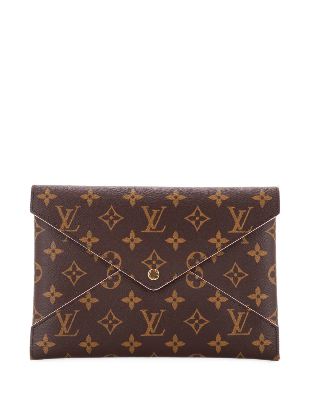 Louis Vuitton Pre-Owned GM Kirigami Pochette Monogram Canvas-Clutch - Braun