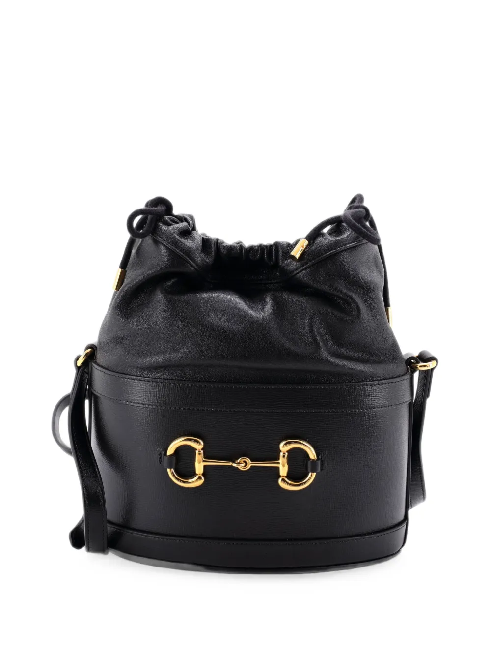 Gucci Pre-Owned Kleine Horsebit 1955 Beuteltasche - Schwarz
