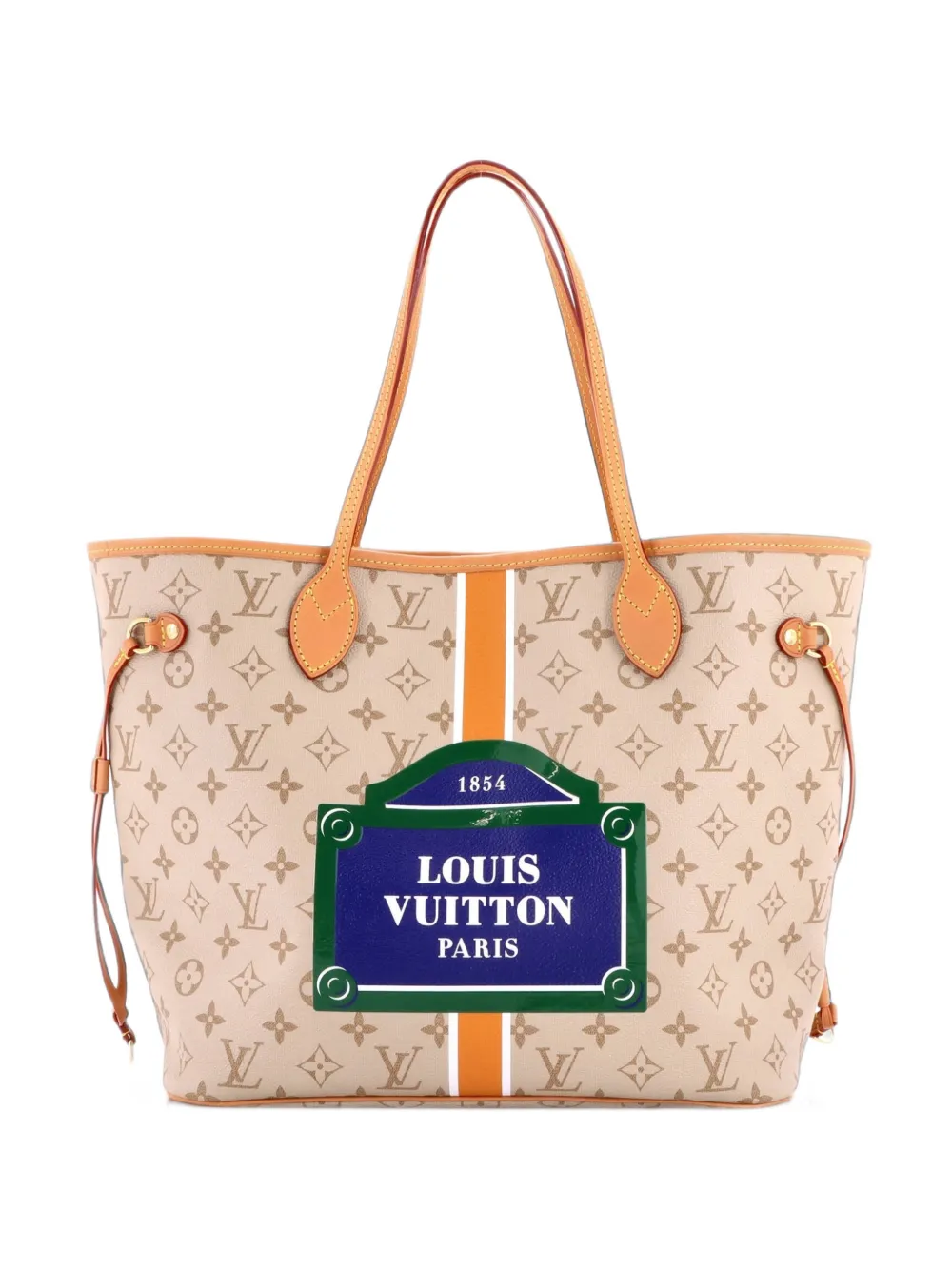 Louis Vuitton Pre-Owned Neverfull NM Monopaname Canvas MM tote bag - Gris