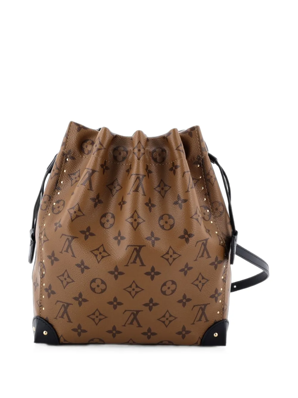 Louis Vuitton Pre-Owned Noe Trunk Bag Reverse Monogram Canvas PM bucket bag - Marrone