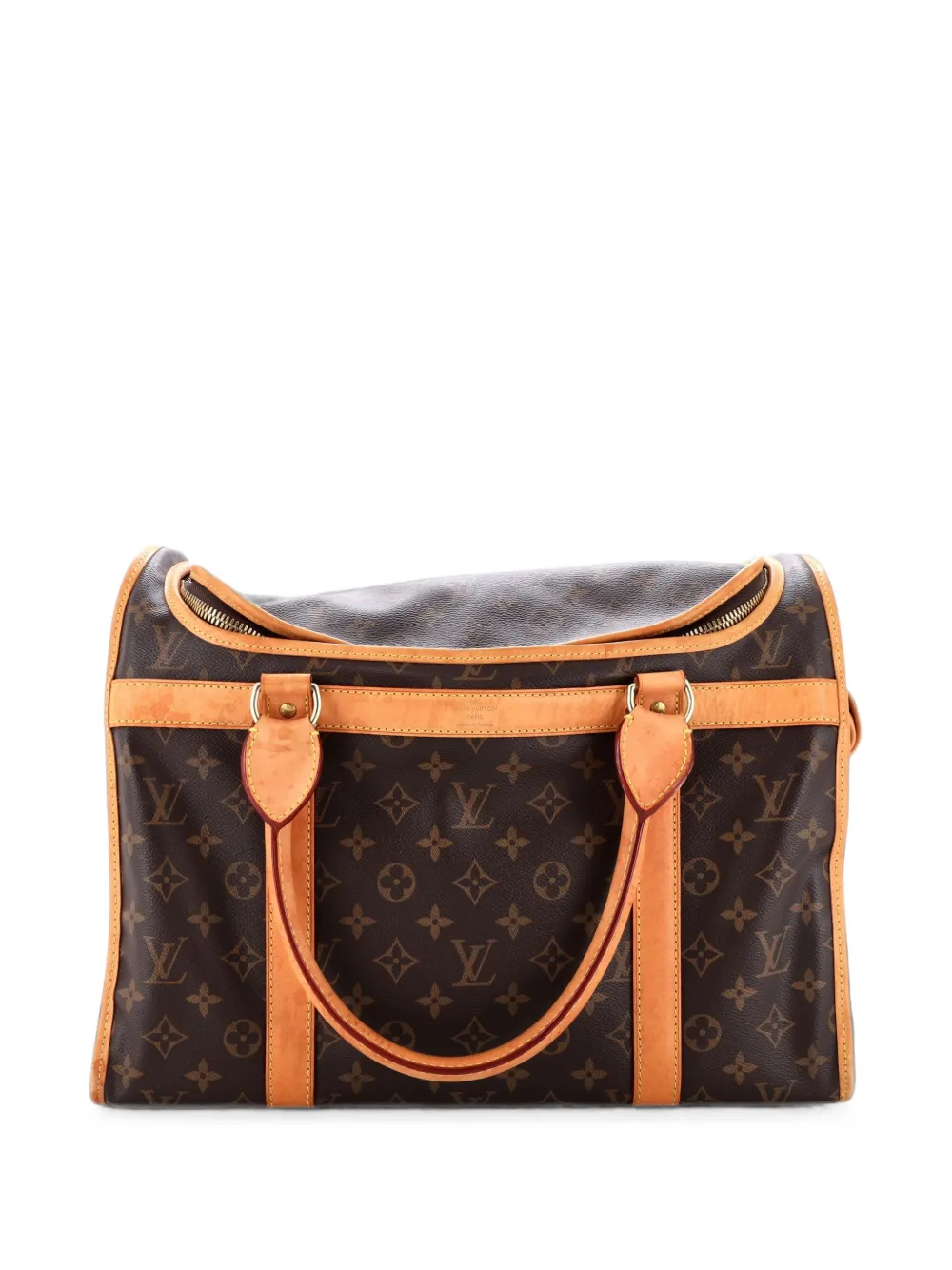 Louis Vuitton Pre-Owned Dog Carrier Bag Monogram Canvas 40 satchel - Marrone