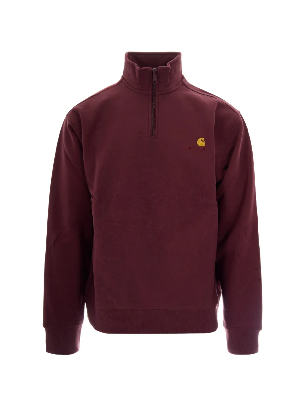 Carhartt WIP quarter-zip logo-embroidered sweater