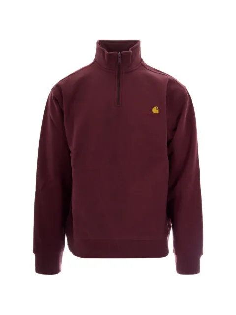 Carhartt WIP quarter-zip logo-embroidered sweater
