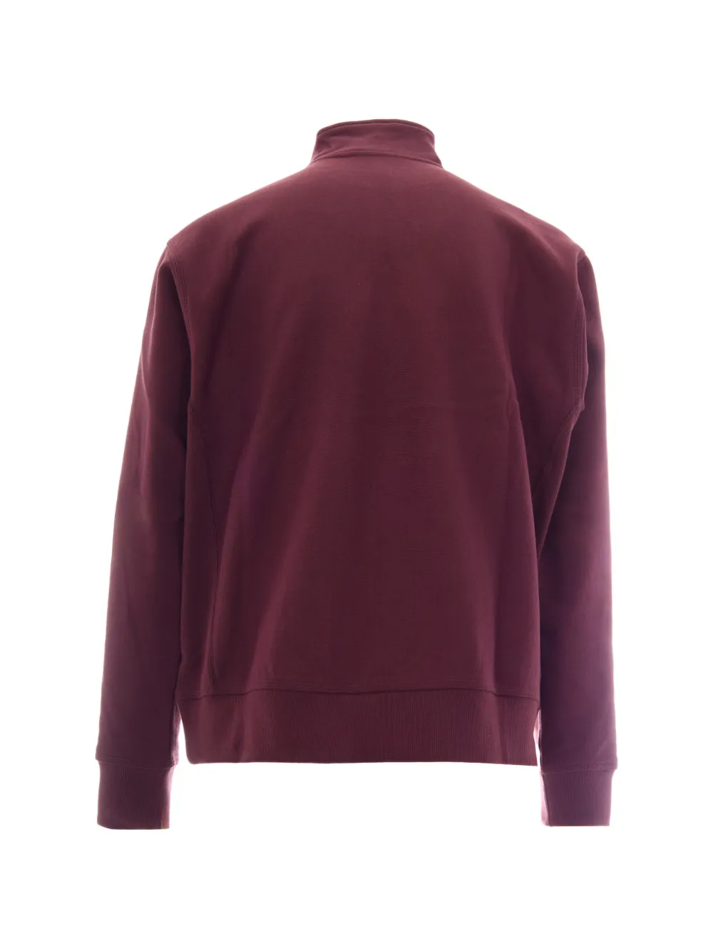 Carhartt WIP Trui met geborduurd logo en kwartrits Rood